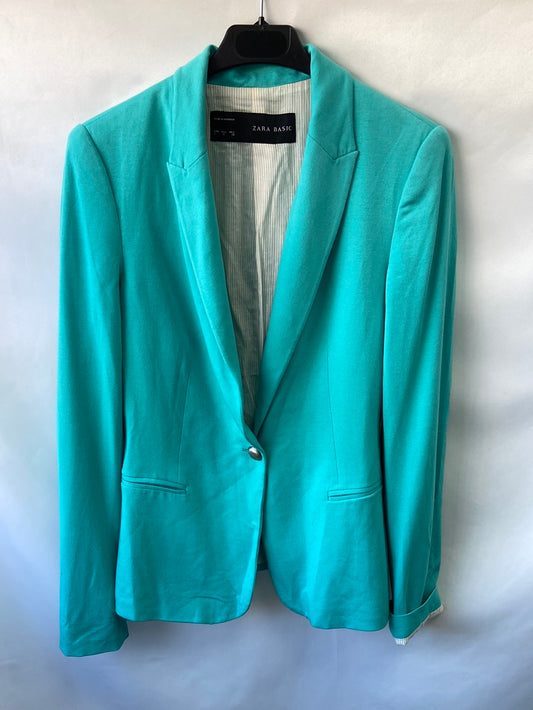 ZARA. Aquamarine Ts Blazer