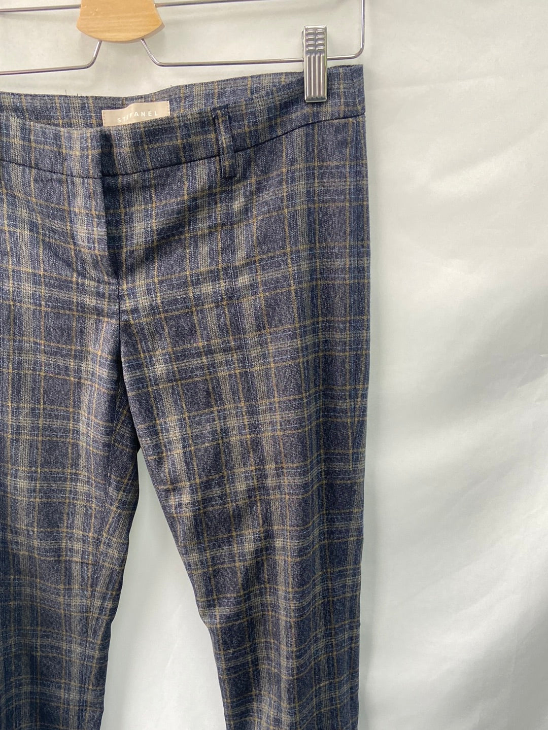 STEFANEL. Checkered trousers