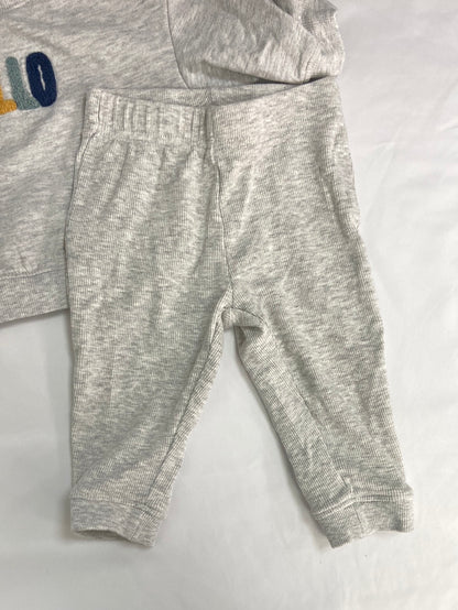 KIABI. Total look gray 12 months