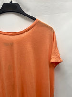 MASSIMO DUTTI. Camiseta básica naranja