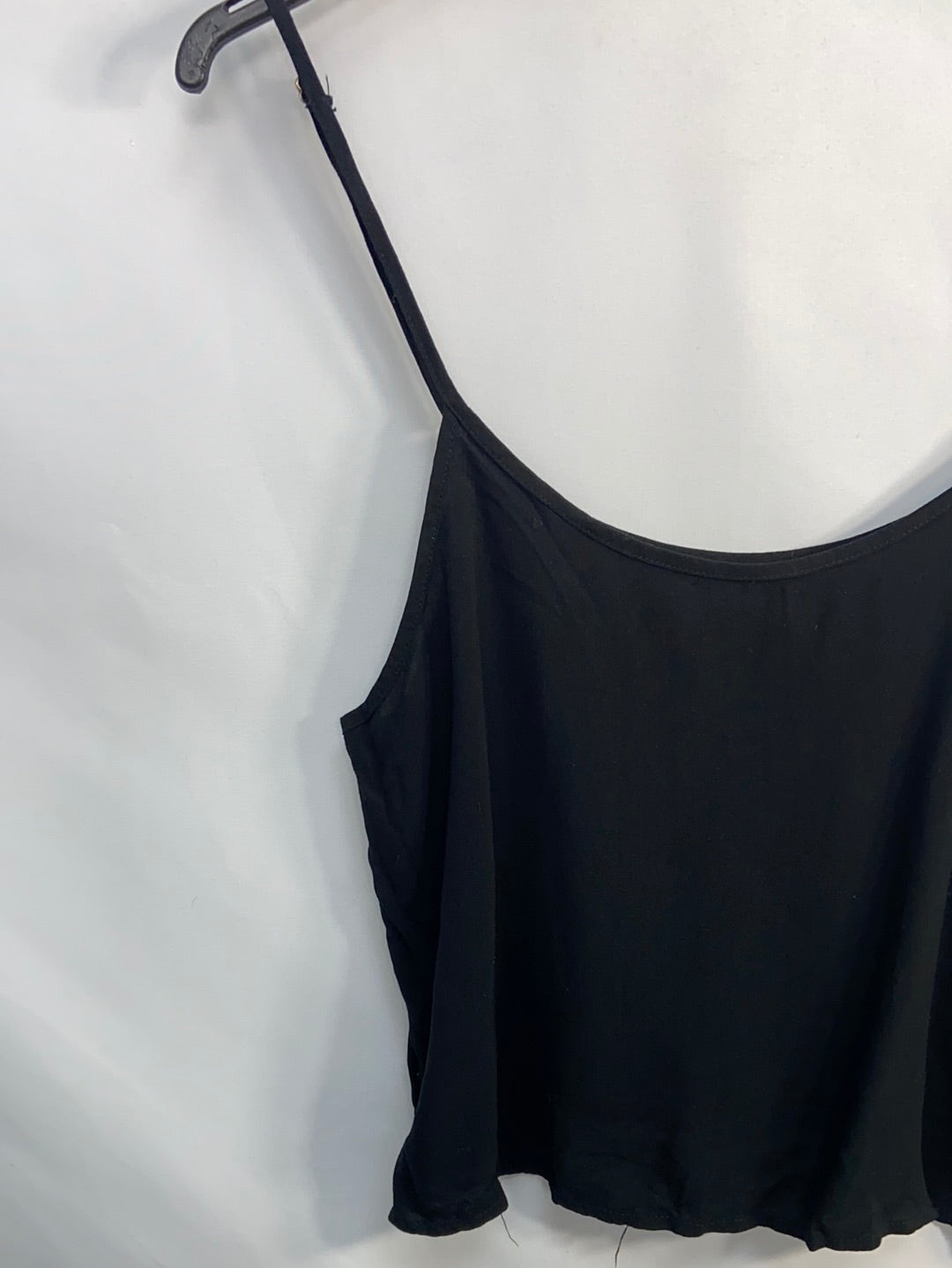 PULL&BEAR.Top básico negro tirantesT.s