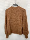 SÉZANE.Jersey marrón lana T.s