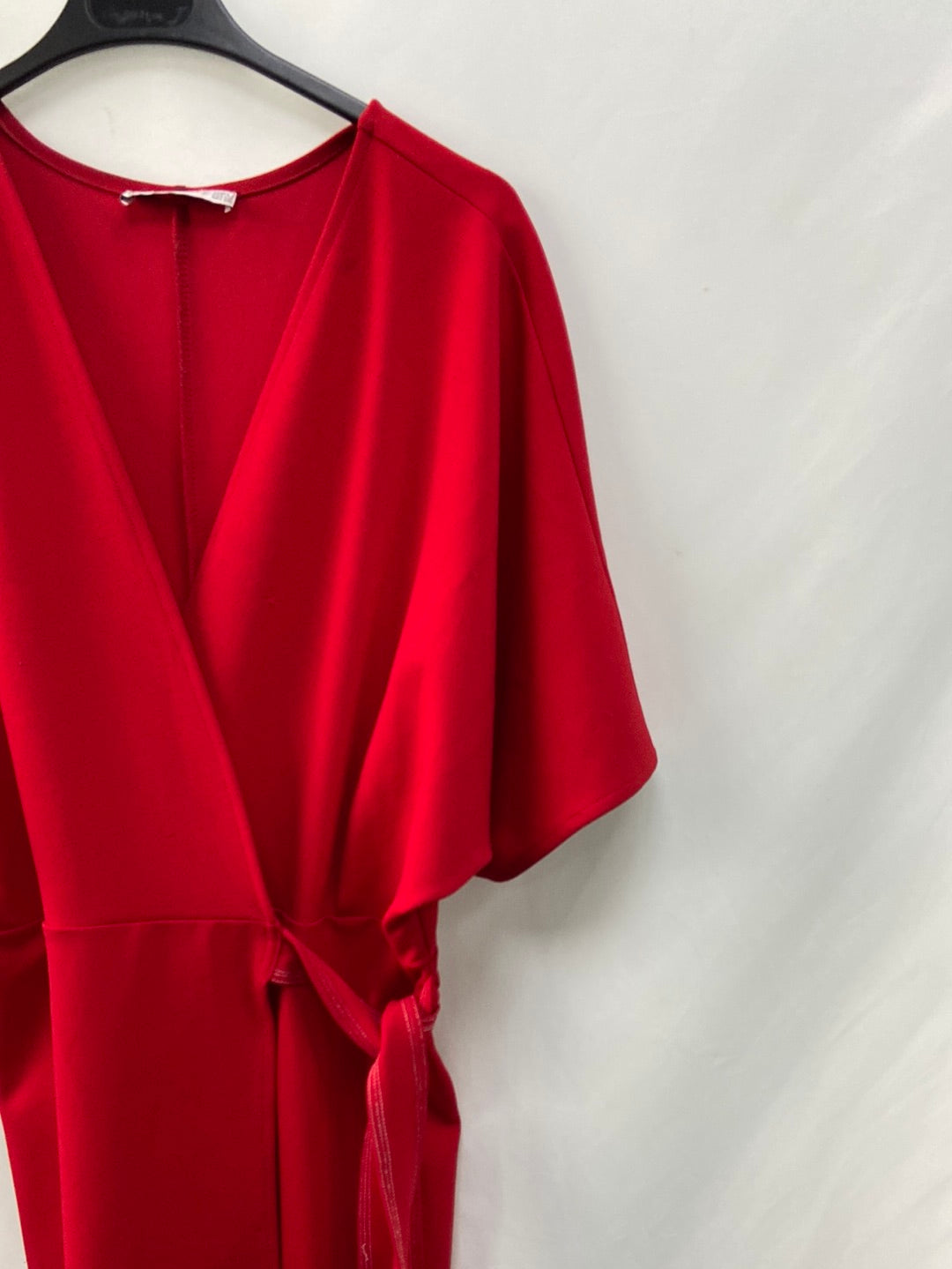 MANGO.Vestido midi rojo T.S