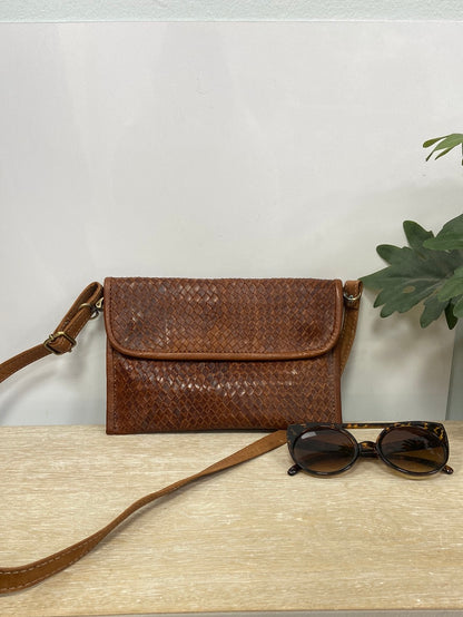 OTRAS.Bolso piel marrón