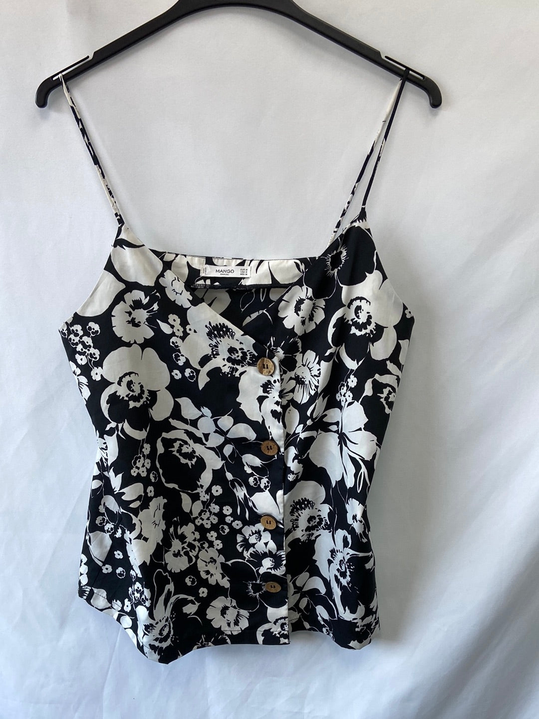 MANGO.Top tirantes flores T.M
