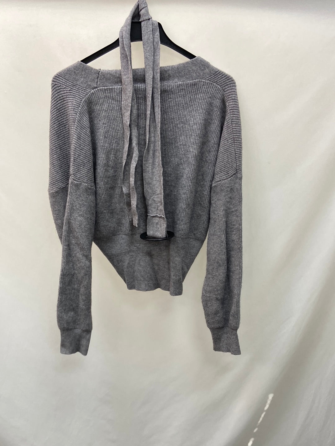 OTRAS.Jersey gris crop TU(s/m)