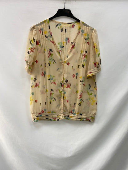 PINS&NEEDLES.Camisa semitransparente estilo vintage T.L (S/M)