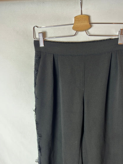 OTRAS. Pantalón fluido encaje T.u(s/m)