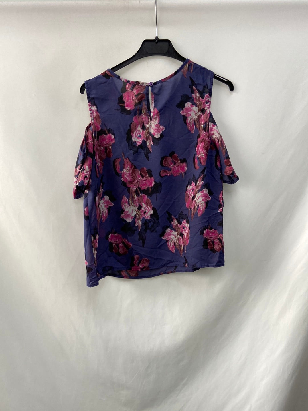 OTHERS.Blue Ts printed top