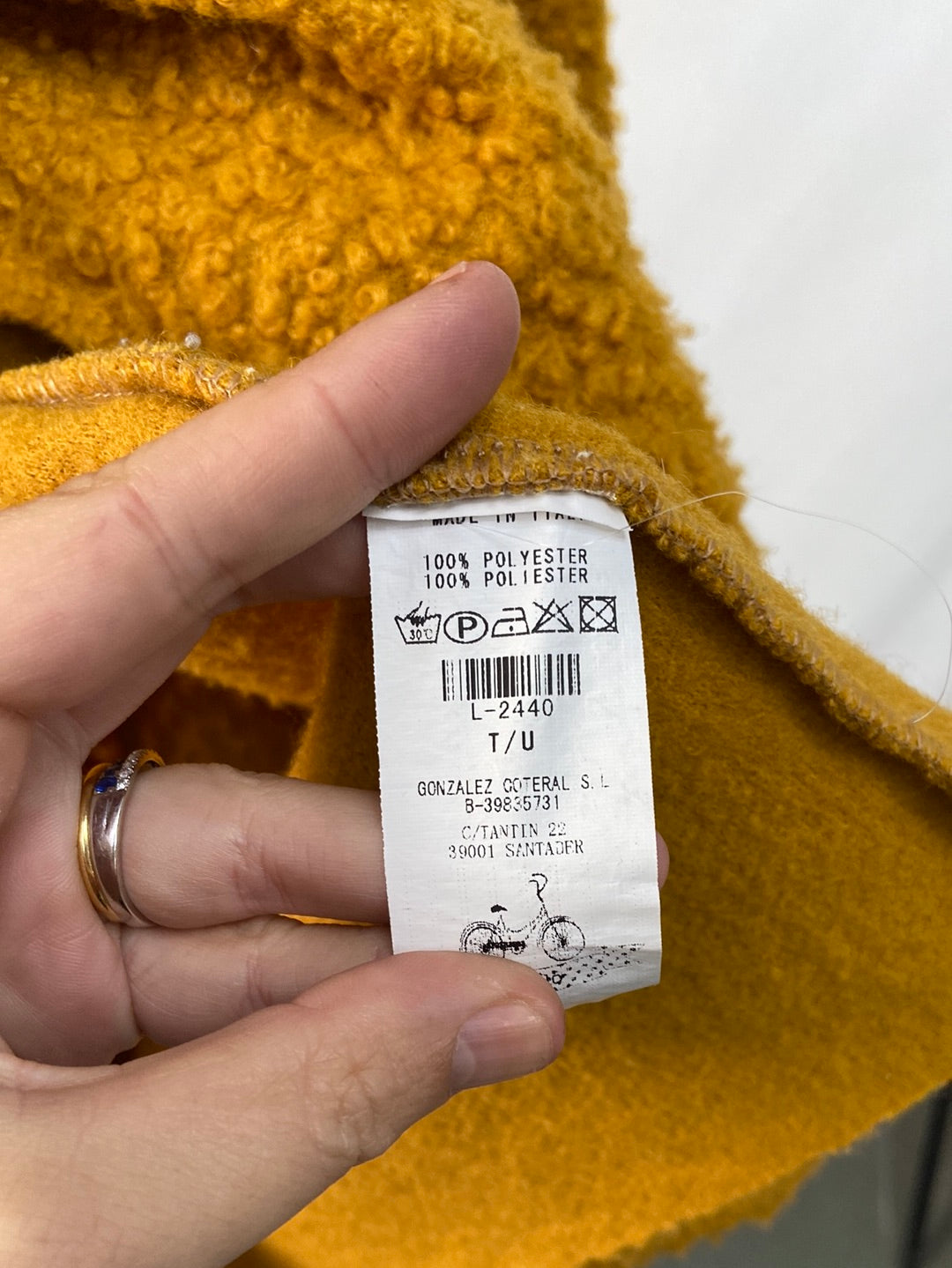 LE VELO. Abrigo de borrego T.u(s/m)