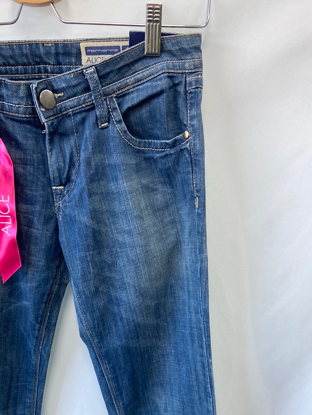 FORNARINA.Vaqueros clásicos cintura baja T.27(36)