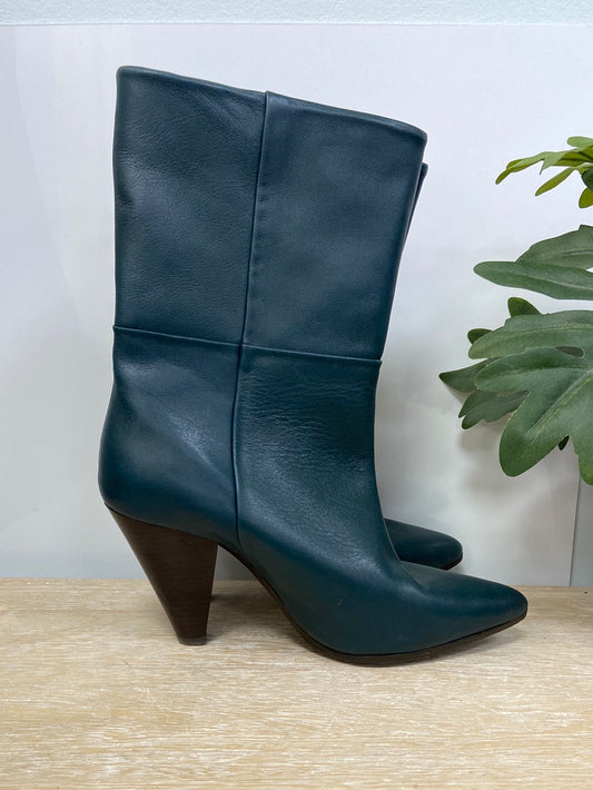 HAKEI.Botas piel verdes T.38