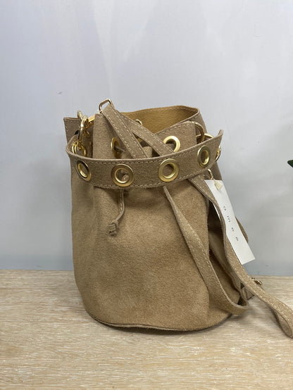 AMEÉ.Bolso piel beige