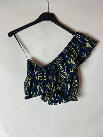 ZARA. Croptop asimétrico T.s