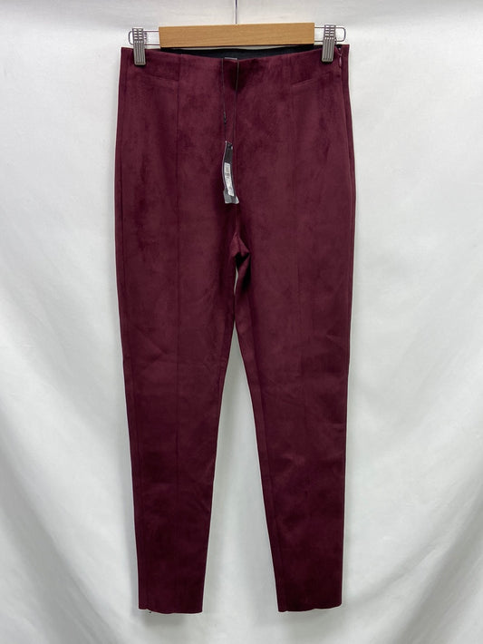 PRIMARK. Pantalón antelia burdeos T.38