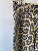 A THE SHOP. Pantalón recto estampado leopardo TU (36)