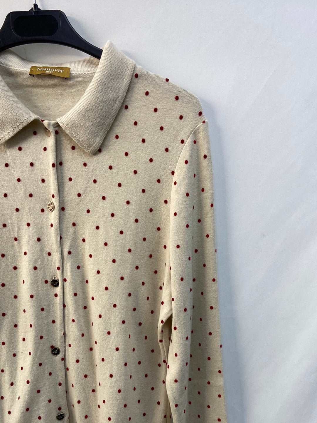 NAULOVER.Rebeca beige lunares T.38