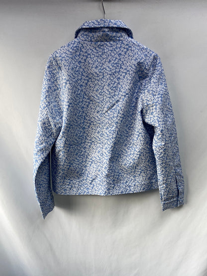 MarketDAPHNEA.Fine blue floral jacket TM