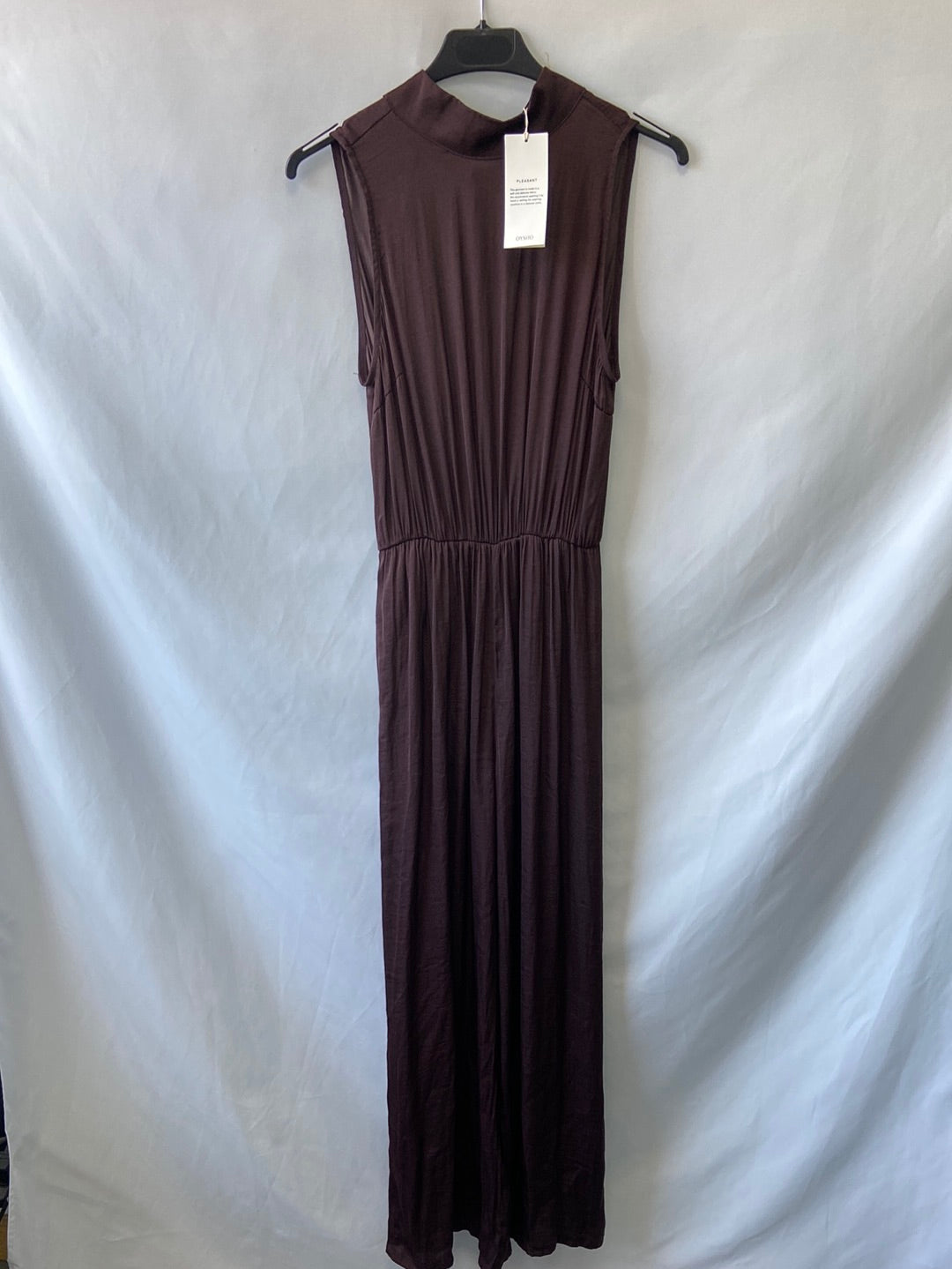 OYSHO. Long wine jumpsuit TS