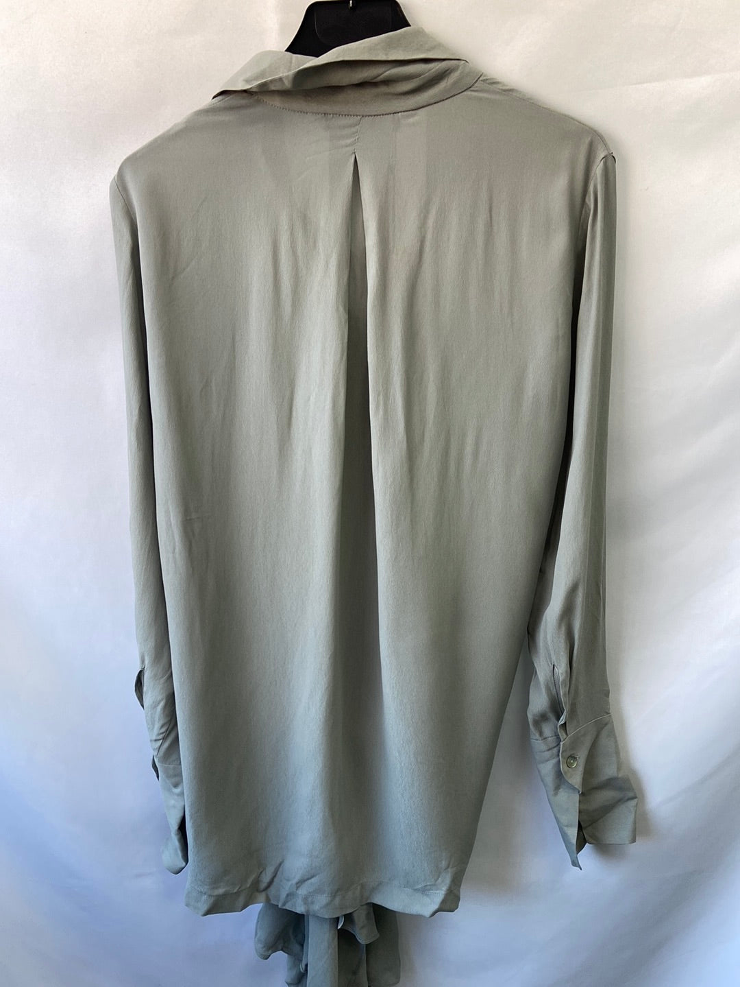 ZARA. Blusa asimétrica lazada T.xs