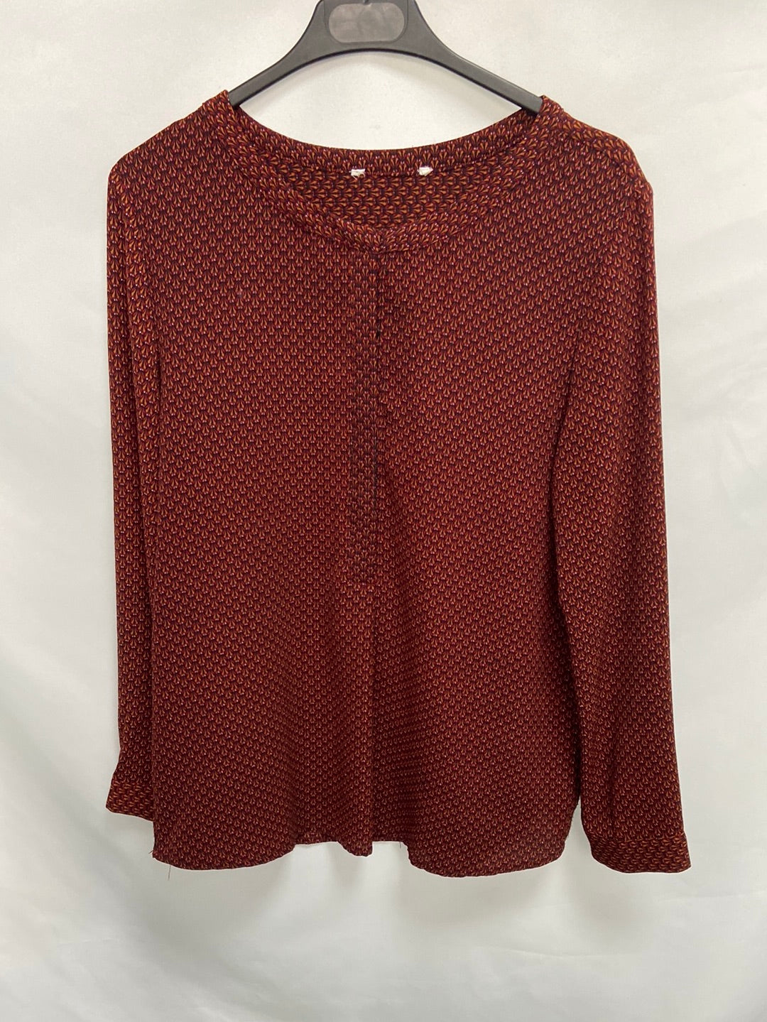 OTHERS. Printed burgundy blouse YOUR(s)