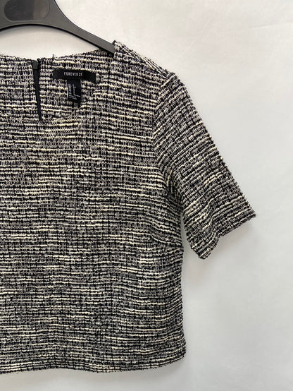 FOREVER21.Top tweed T.s
