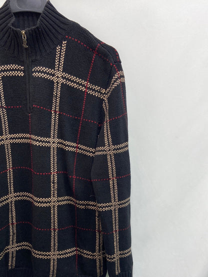 RALPH LAUREN. Checkered sweater TS/M