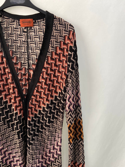 MISSONI.Multicolor gradient knit cardigan Ts