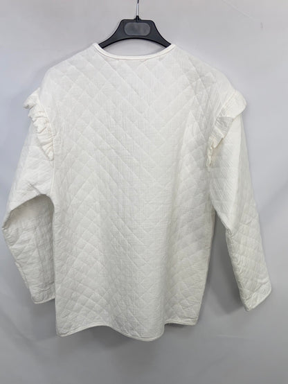 MRS.LUNA.Chaqueta blanca acolchada TU(m)