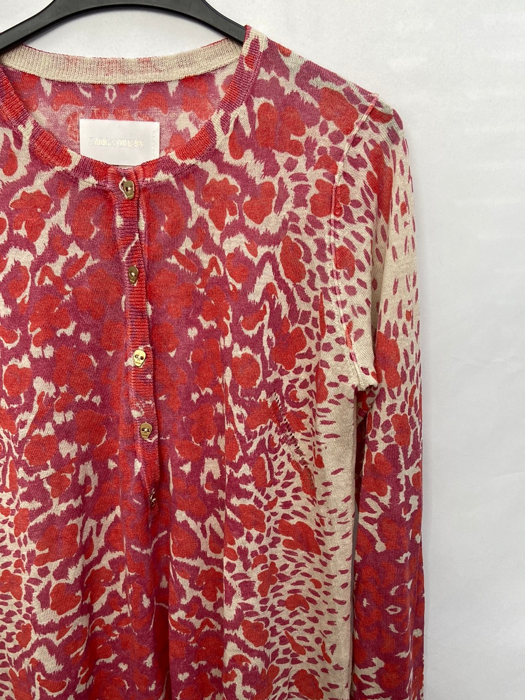 ZADIG&VOLTAIRE.Jersey Lino estampado T.s