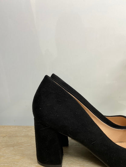 BUONAROTTI.Stilettos negros antelina T.38 (Tara)