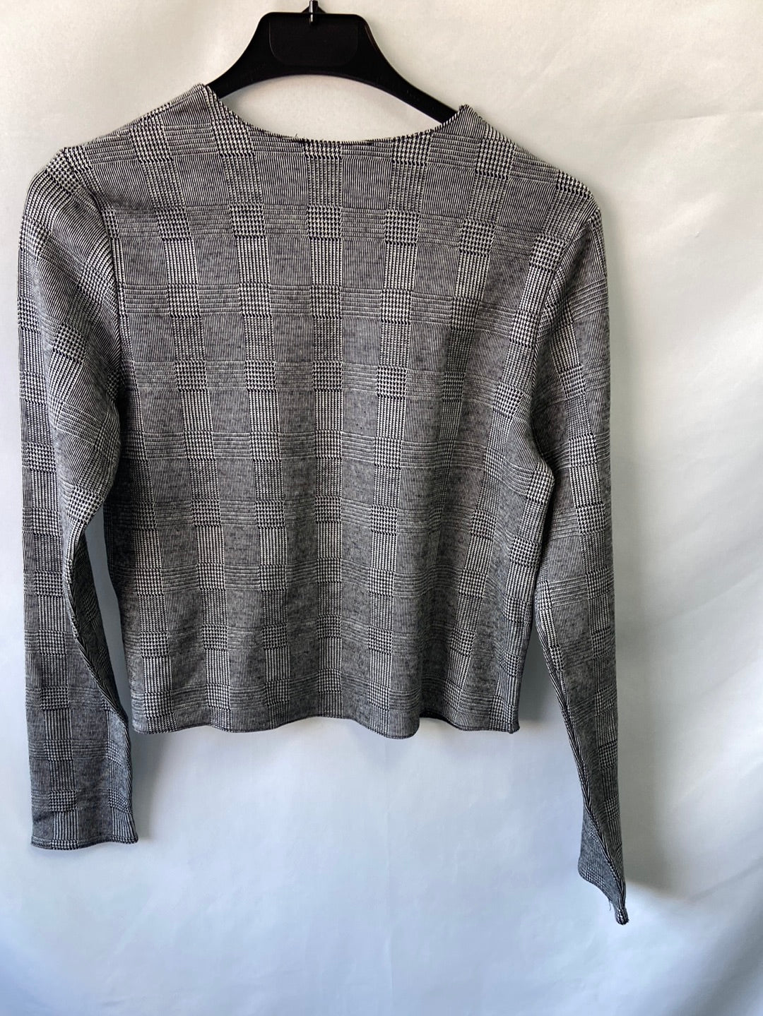 OTHERS. Grey plaid T-shirt Tm