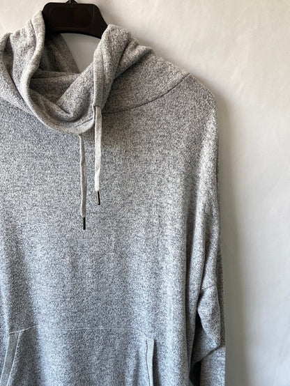 OYSHO. Heathered grey sweater/sweatshirt S.XS