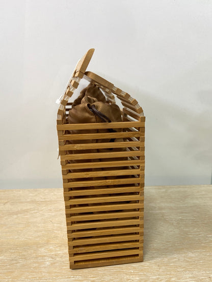 PACO MARTINEZ. Bolso madera