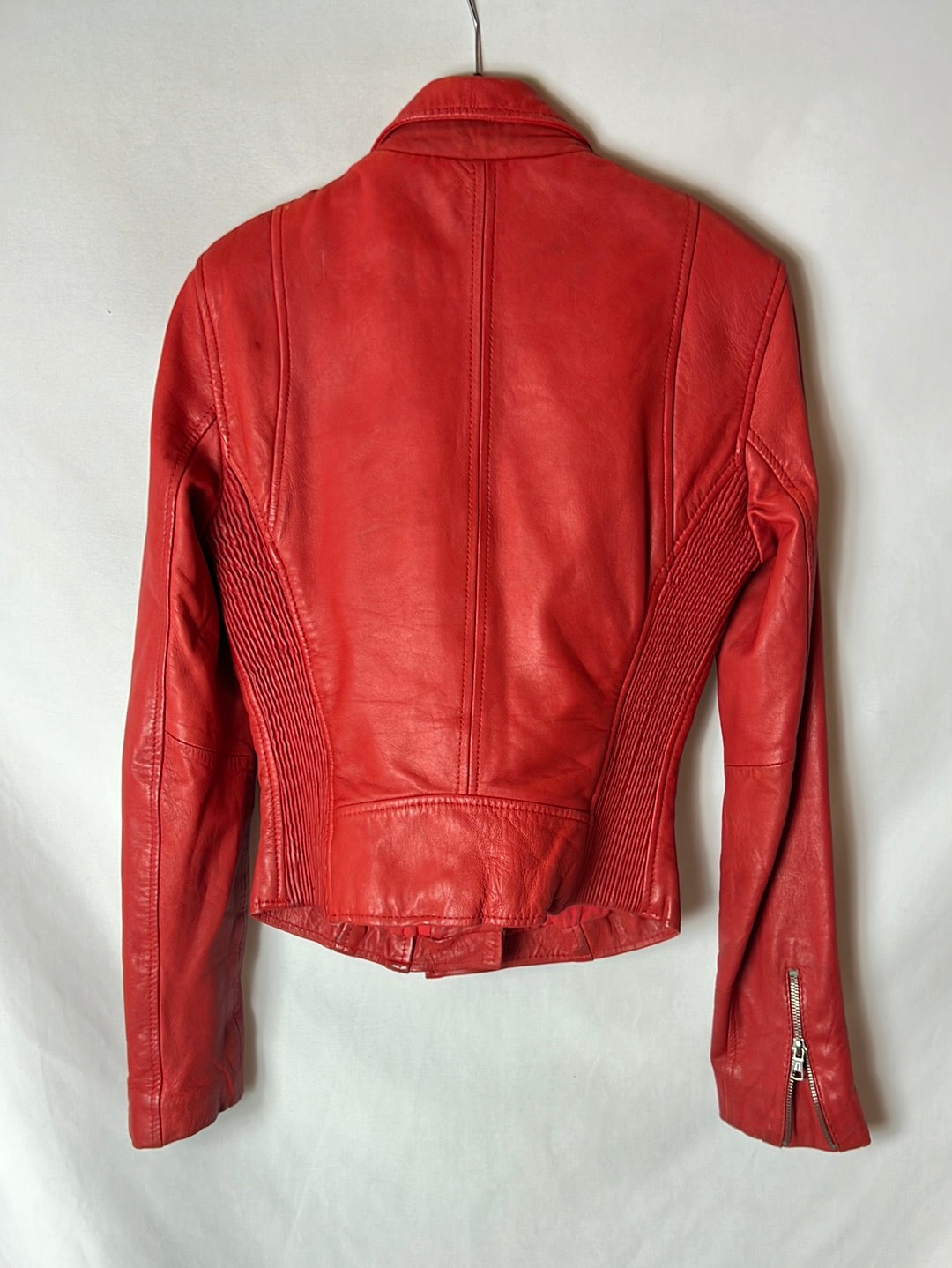 Red leather jacket - Main Image