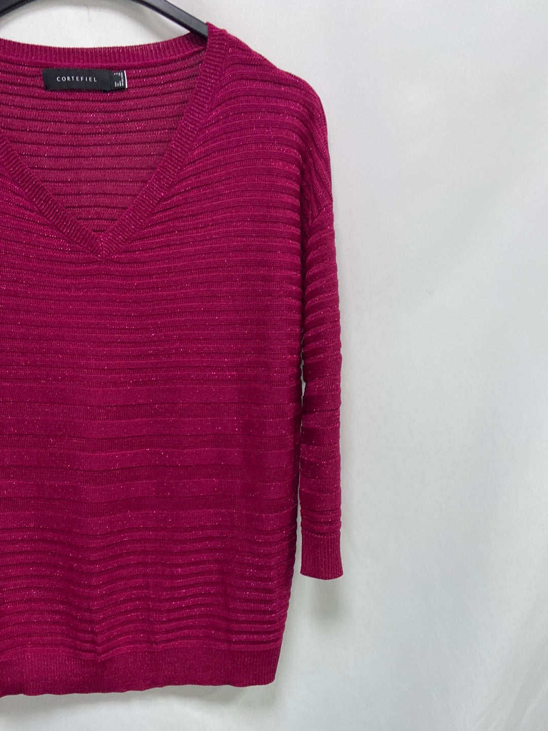 MarketCORTEFIEL. Jersey rosa hilos T.s