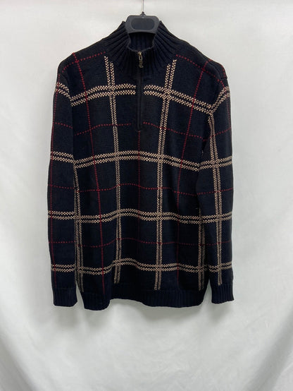 RALPH LAUREN. Checkered sweater TS/M