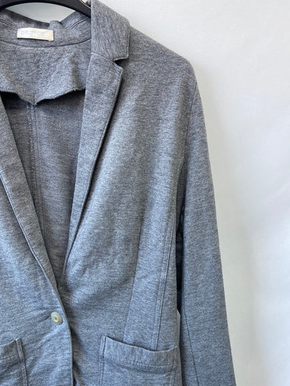 PROMOD.Gray cotton blazer S.38