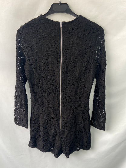 PIMKIE. Black lace short jumpsuit Ts