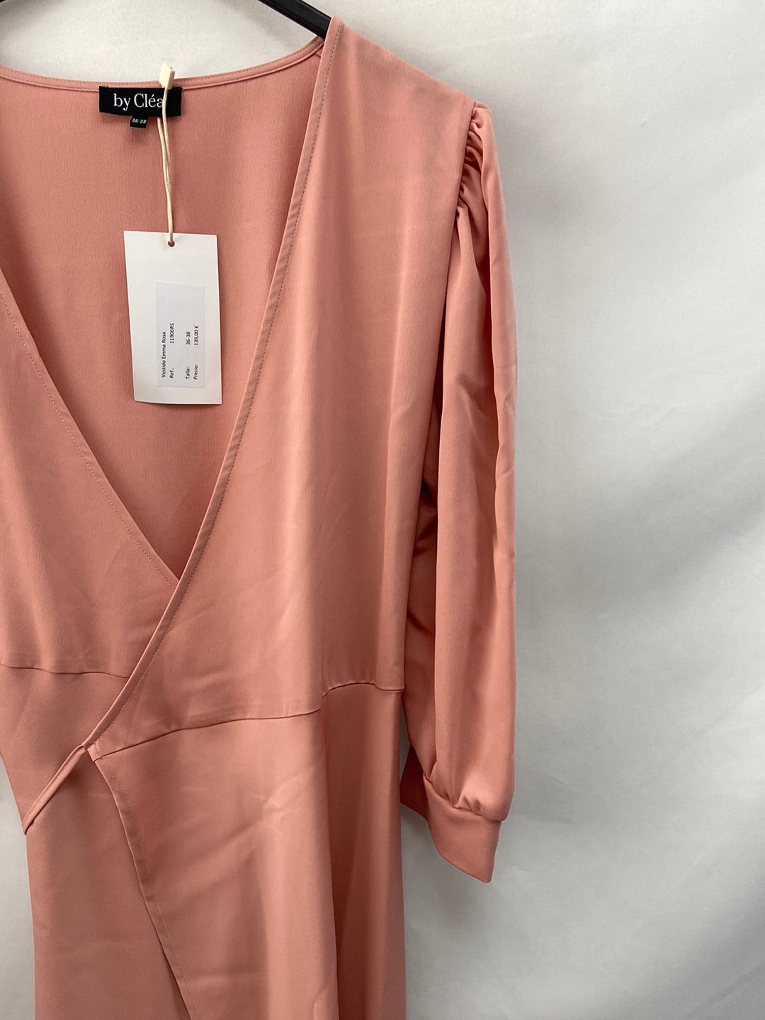 BY CLÉA. Pale pink wrap dress (36/38 and 40/42)