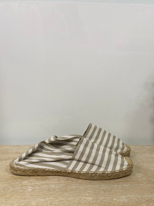 SCOFF.Alpargatas planas rayas (handmade) T.38