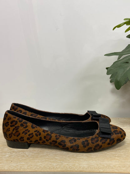 CORTEFIEL. Animal print ballerina, size 41