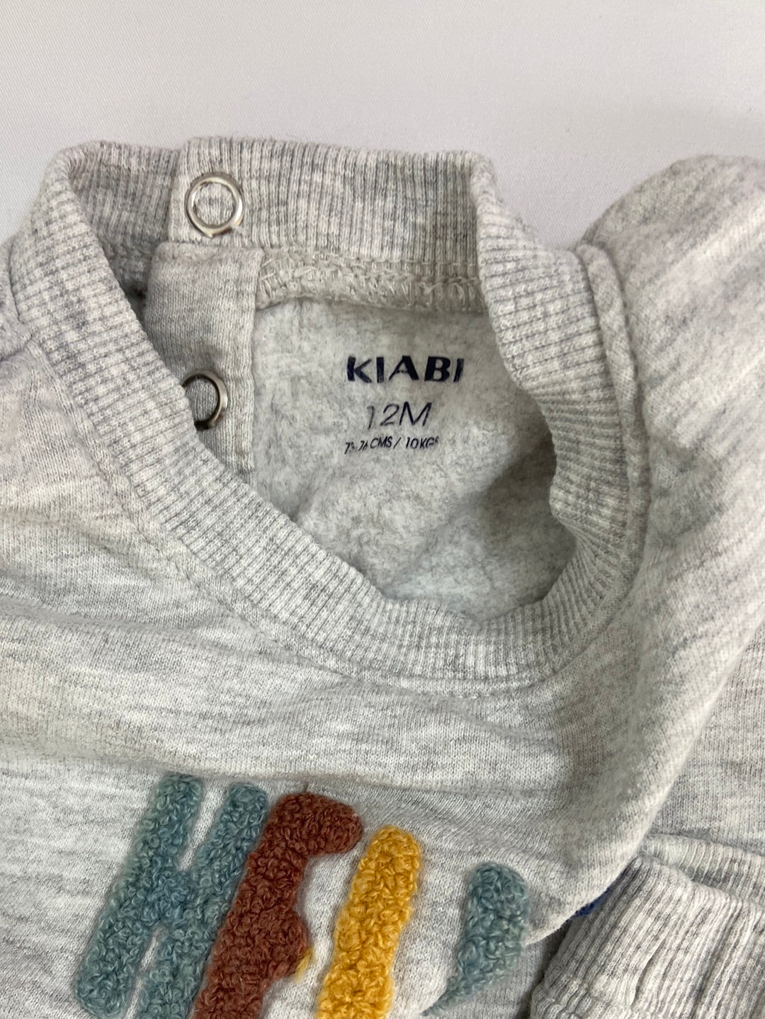 KIABI. Total look gray 12 months