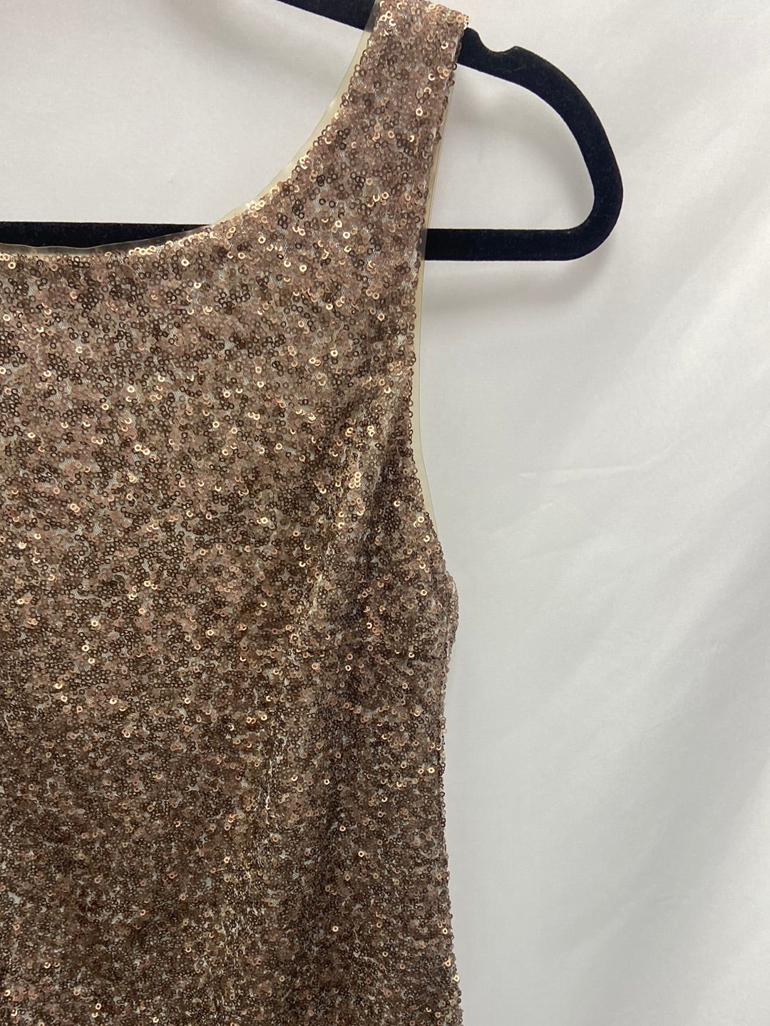 ONLY.Vestido corto lentejuelas T.38