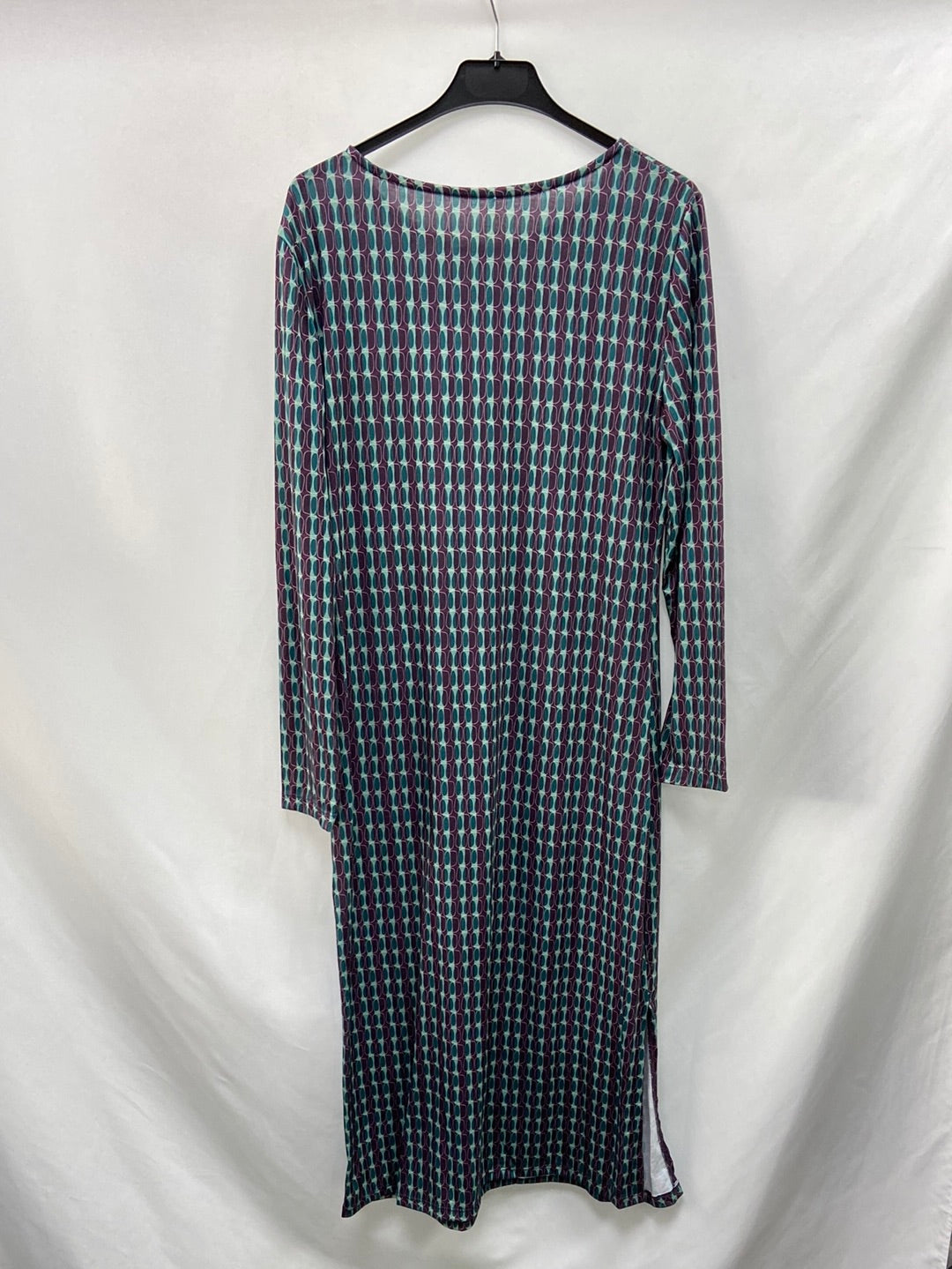 OTRAS. Vestido midi estampadoT.m