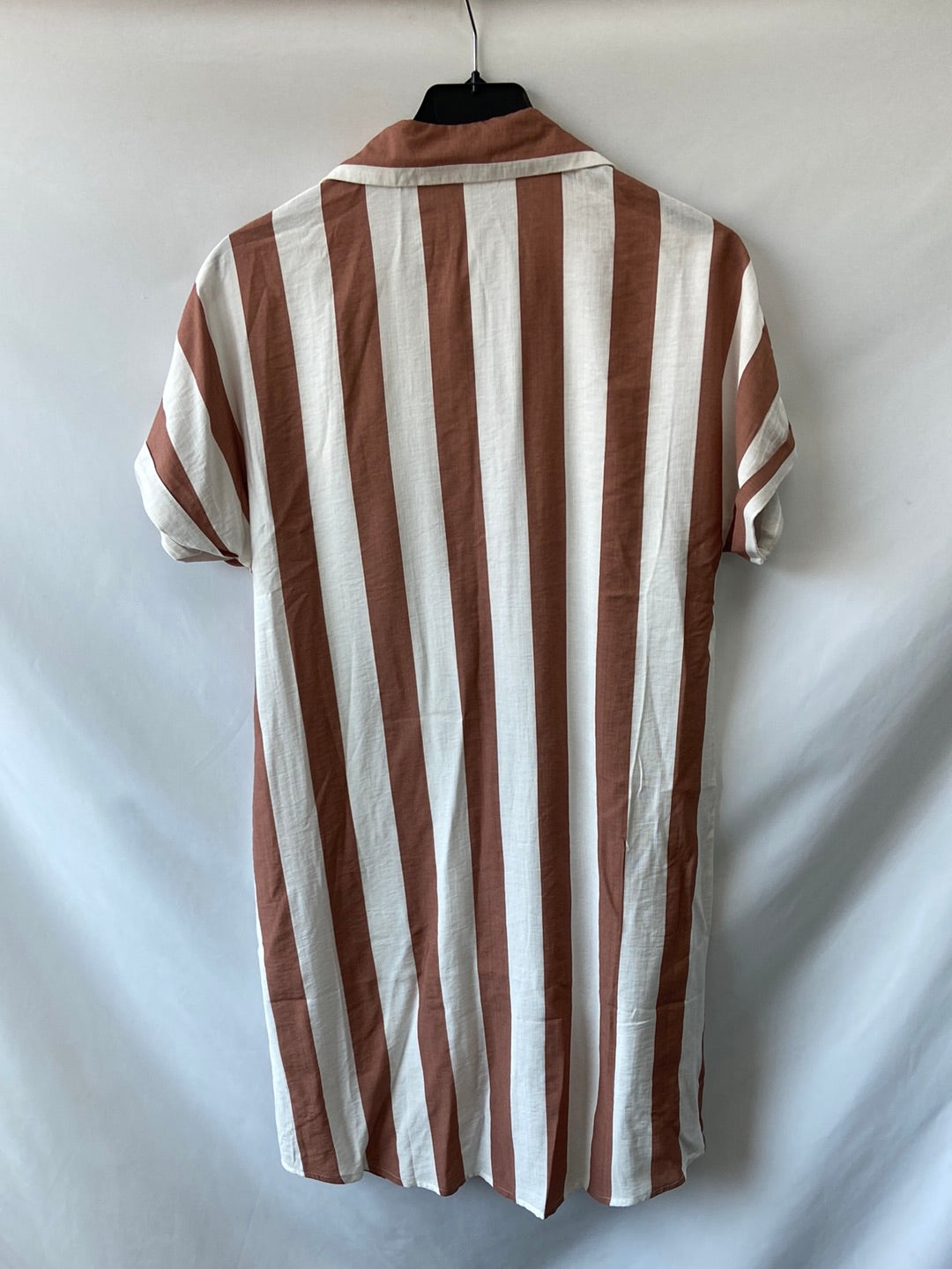 SHEIN.Vestido camisero rayas T.36