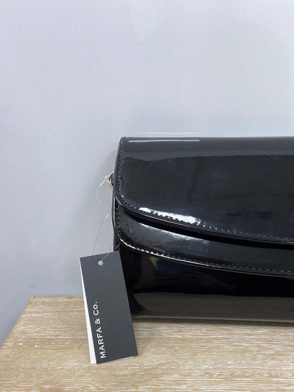 MARFA&CO.Cartera negra charol