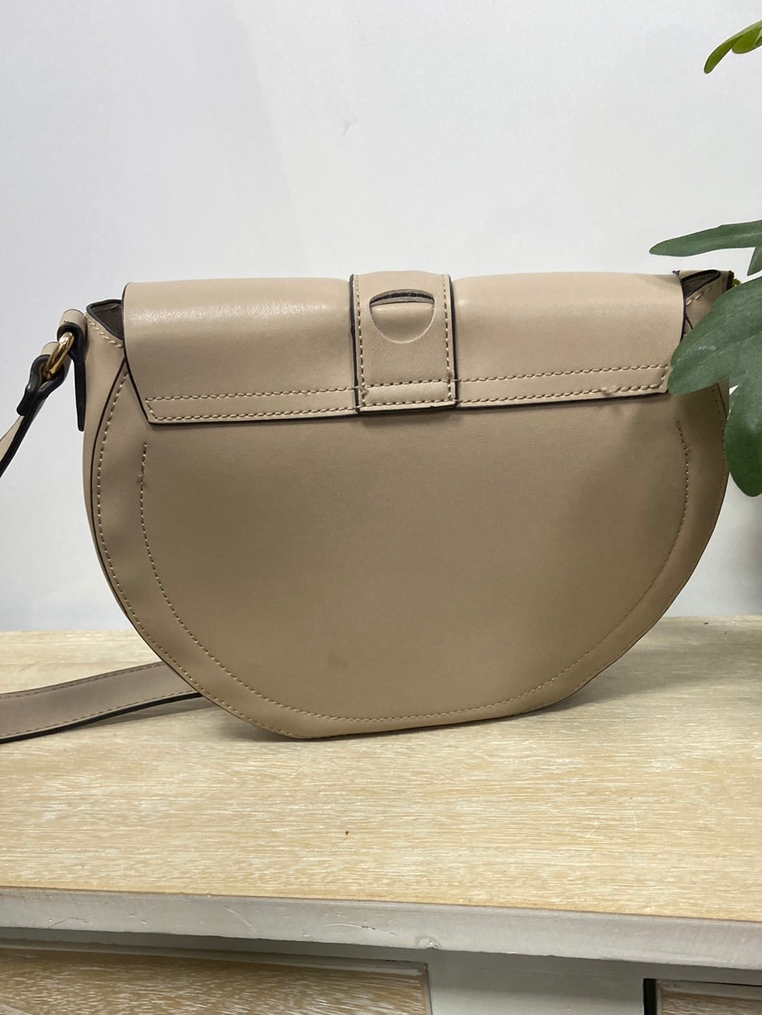 OTHERS. Beige shoulder bag