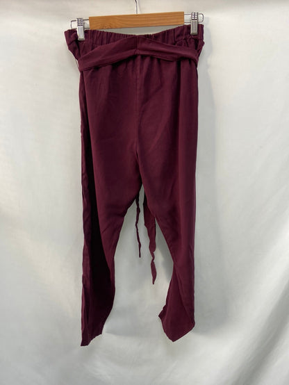 SFERA. Pantalón burdeos de vestir T.s