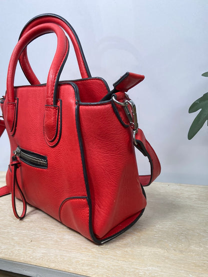 PARFOIS.Bolso rojo polipiel (tara)